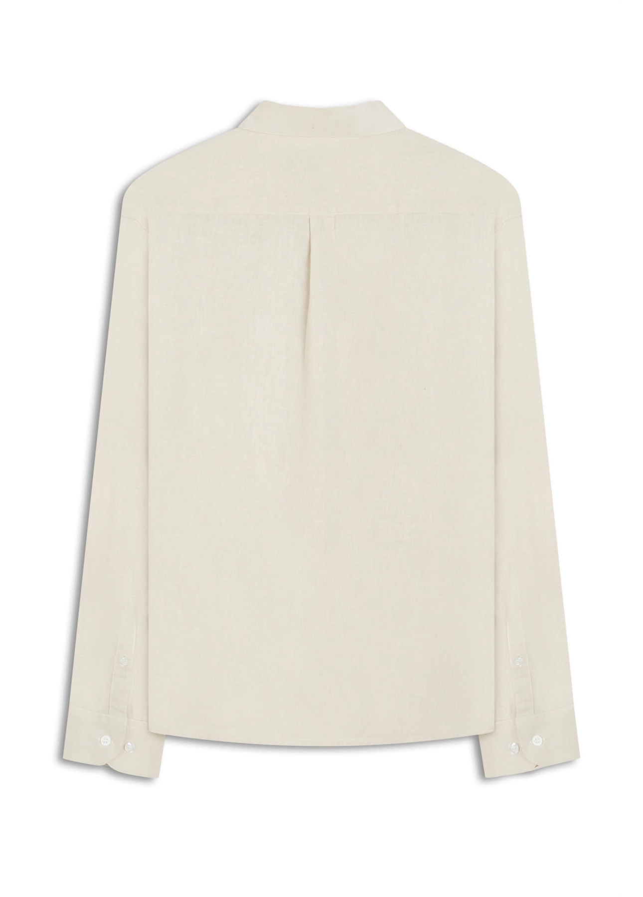 Camisa Linho Classic Anatomic Bege a Peça Pronta)