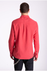 Camisa Linho Classic Anatomic Cereja Aia