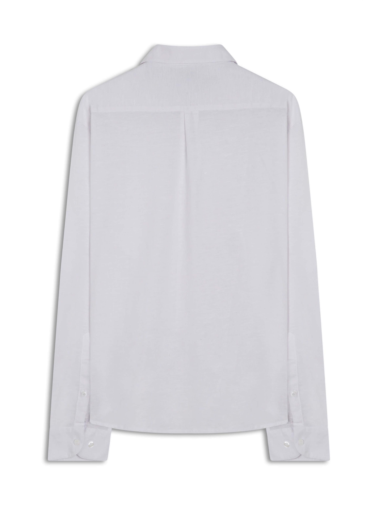 Camisa Linho Classic Anatomic Cinza Claro Pronta)