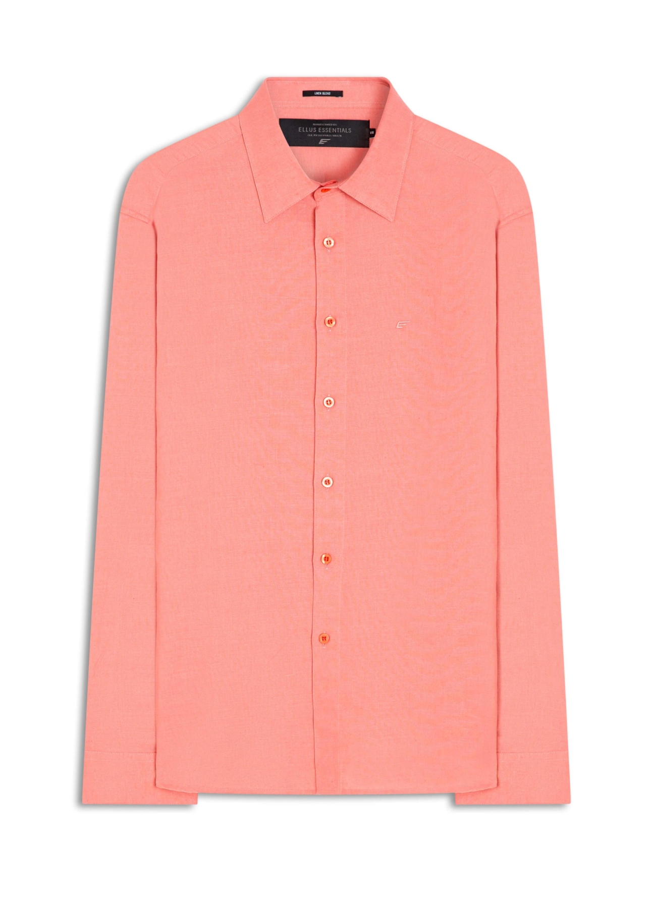 Camisa Linho Classic Anatomic Coral