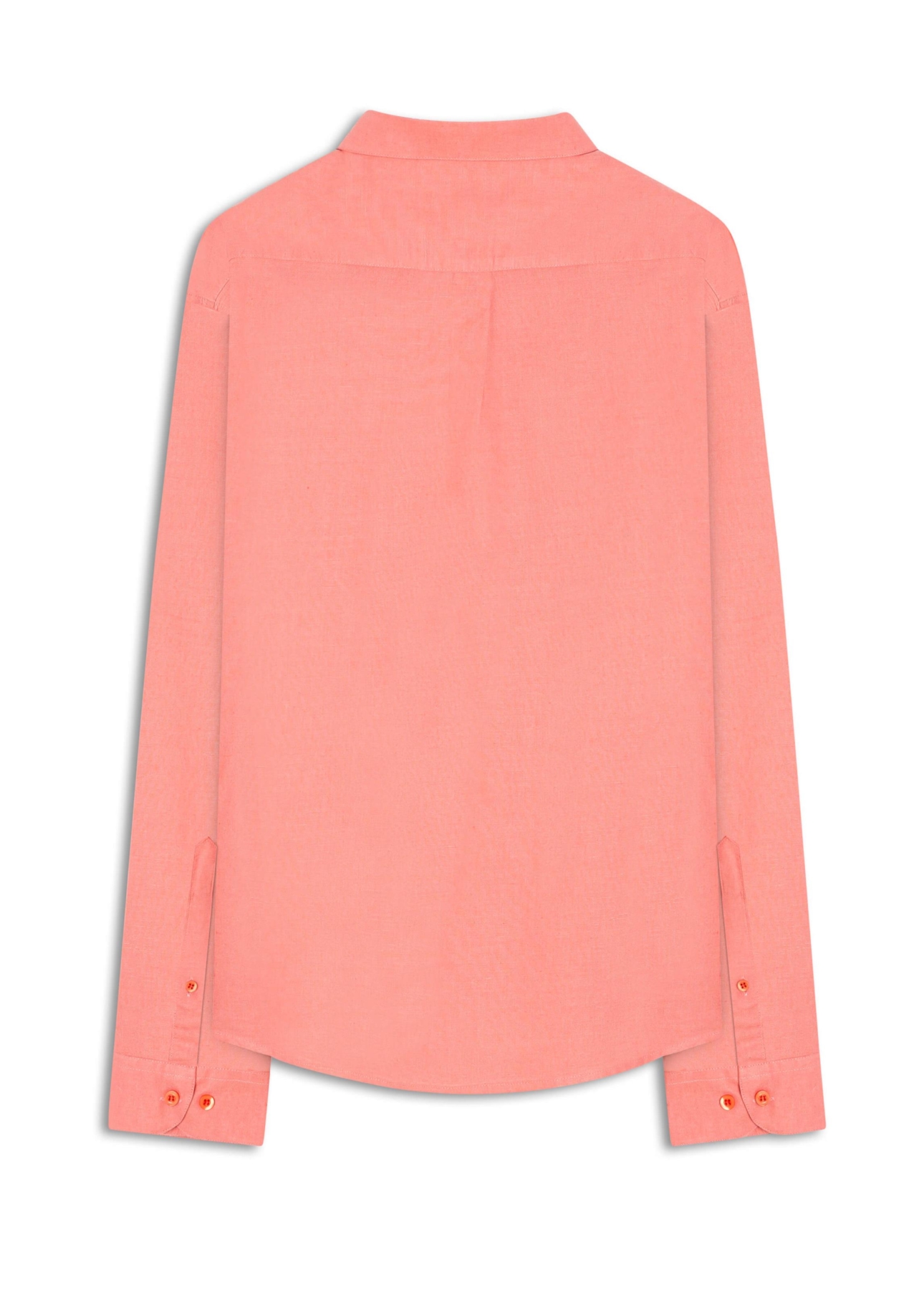 Camisa Linho Classic Anatomic Coral