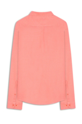 Camisa Linho Classic Anatomic Coral