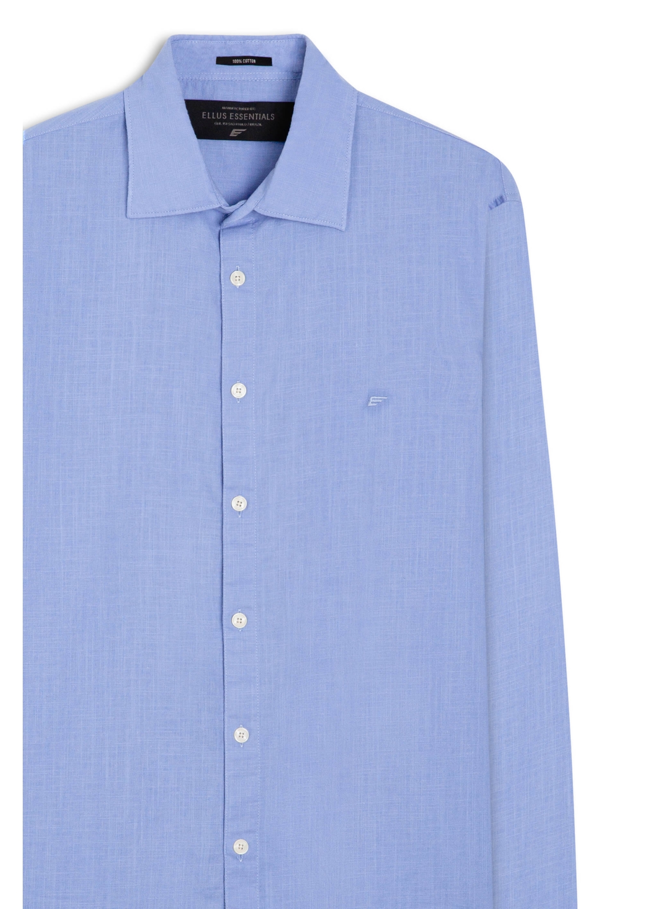 Camisa Linho Like Classic Azul Claro