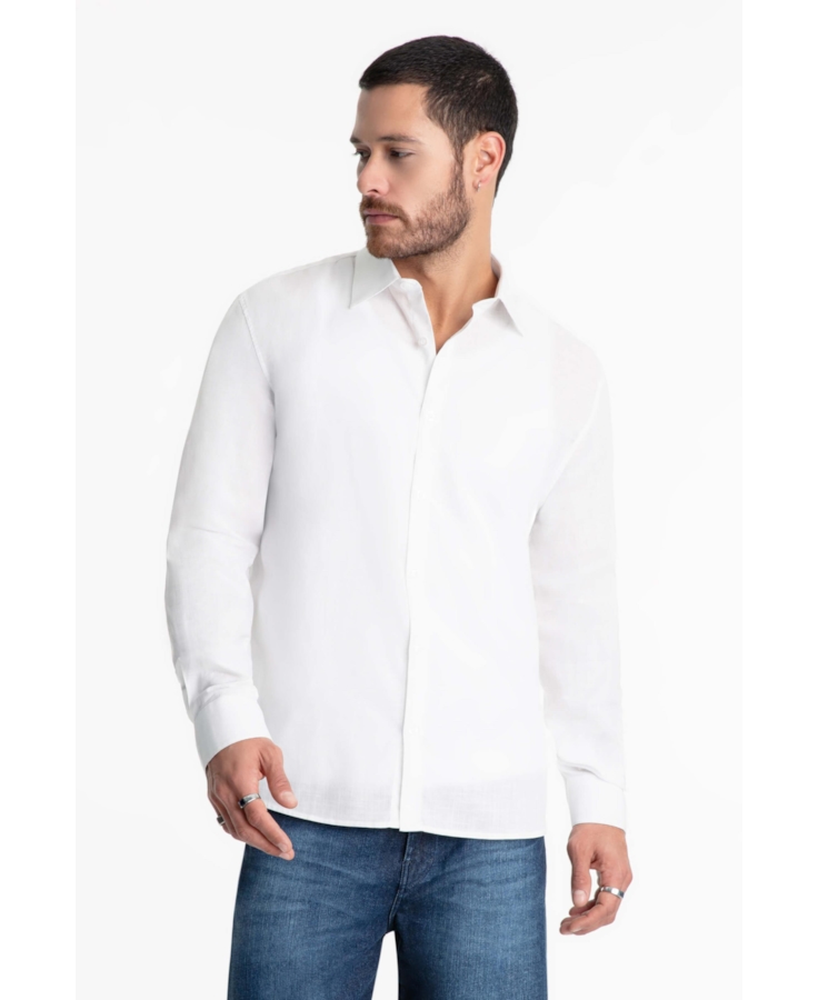 Camisa Linho Like Classic Branco