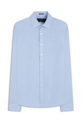 Camisa Linho Like Classic Italian Azul Claro