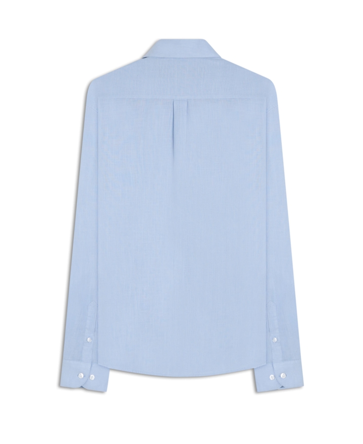 Camisa Linho Like Classic Italian Azul Claro
