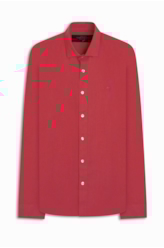 Camisa Linho Like Classic New Italian  Pitaya