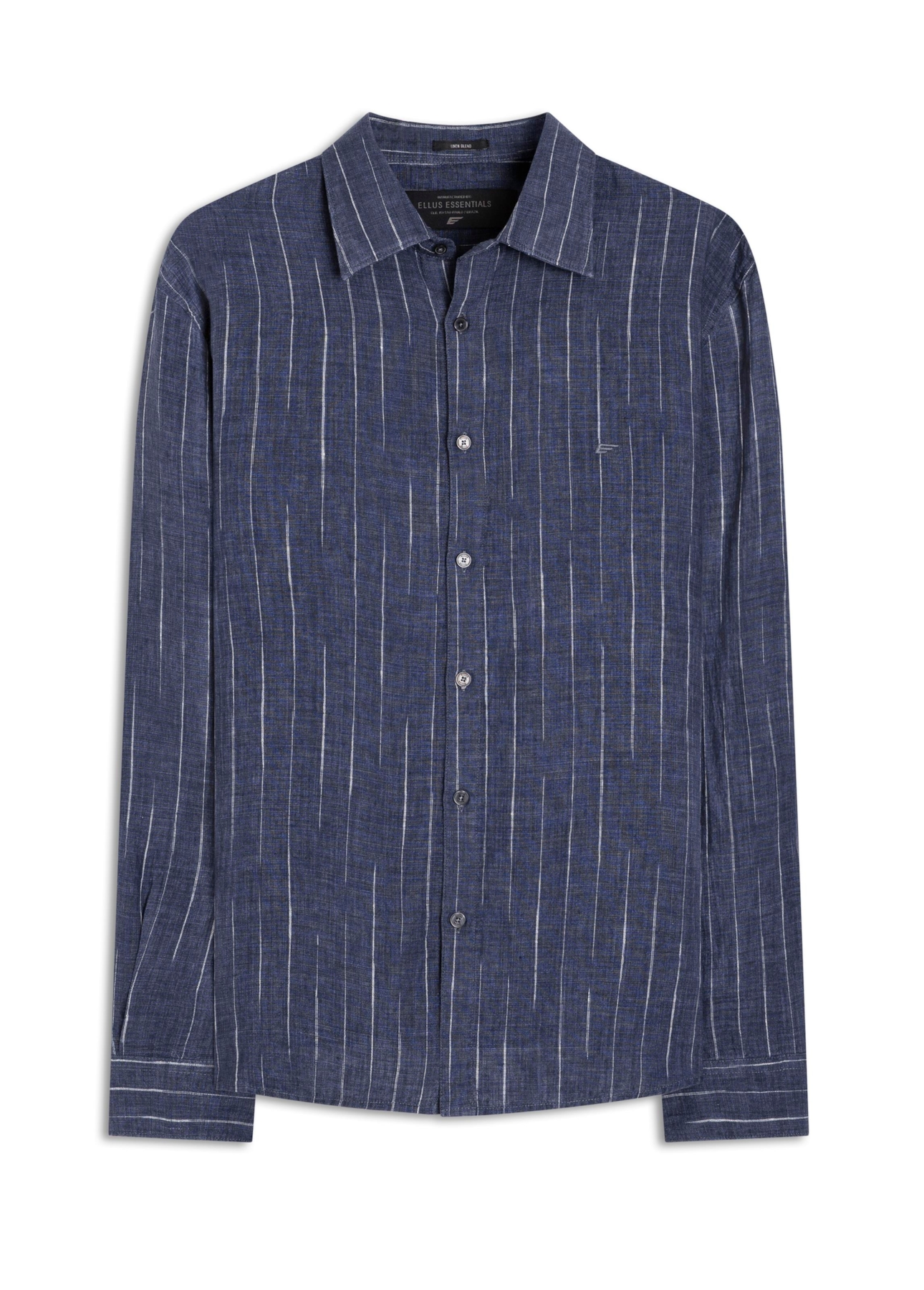 Camisa Linho Stripe Class Marinho