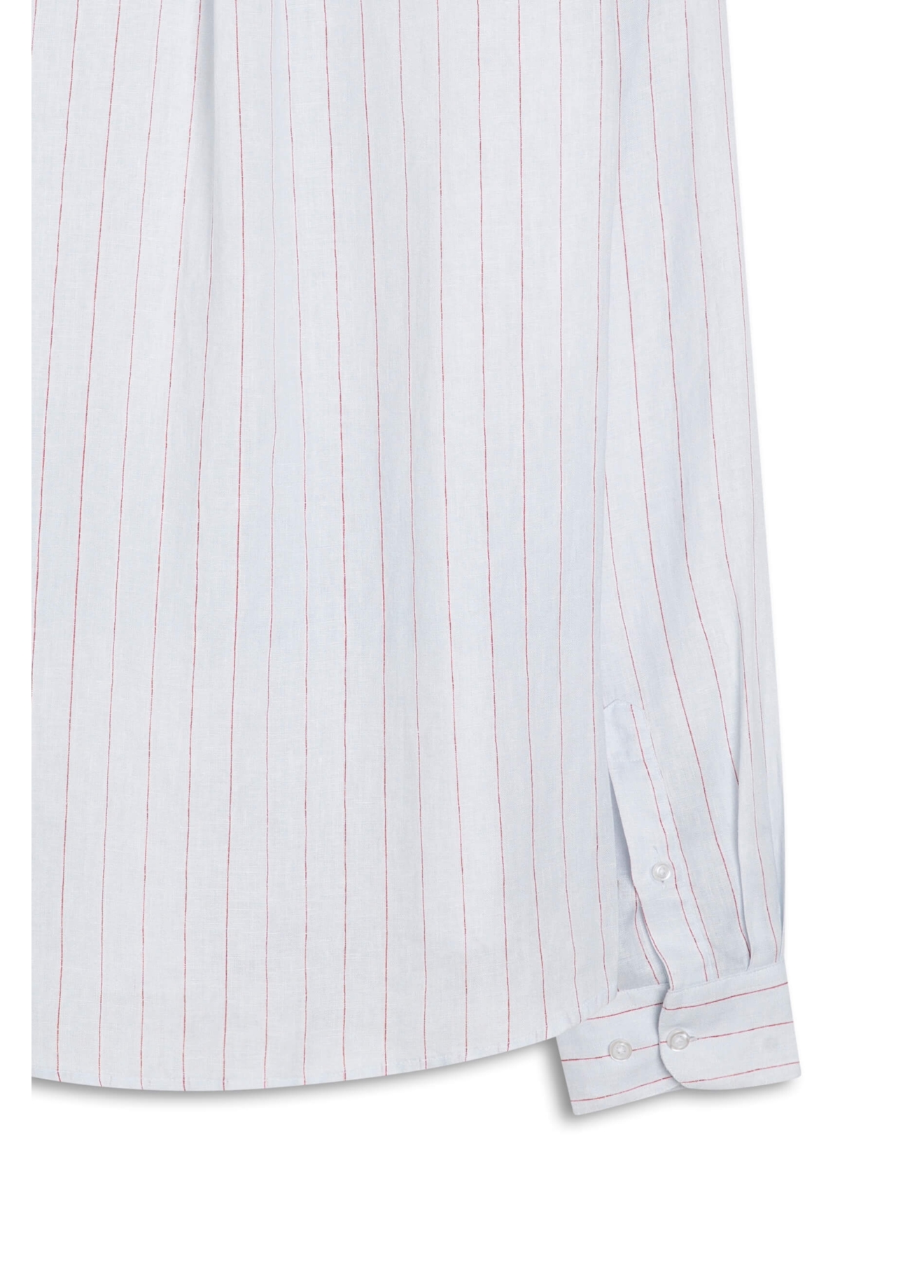 Camisa Linho Stripe Mark Classic Azul Claro