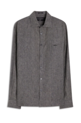 Camisa Linho Suli Stripes Grafite