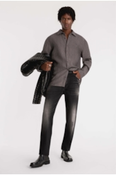 Camisa Linho Suli Stripes Grafite