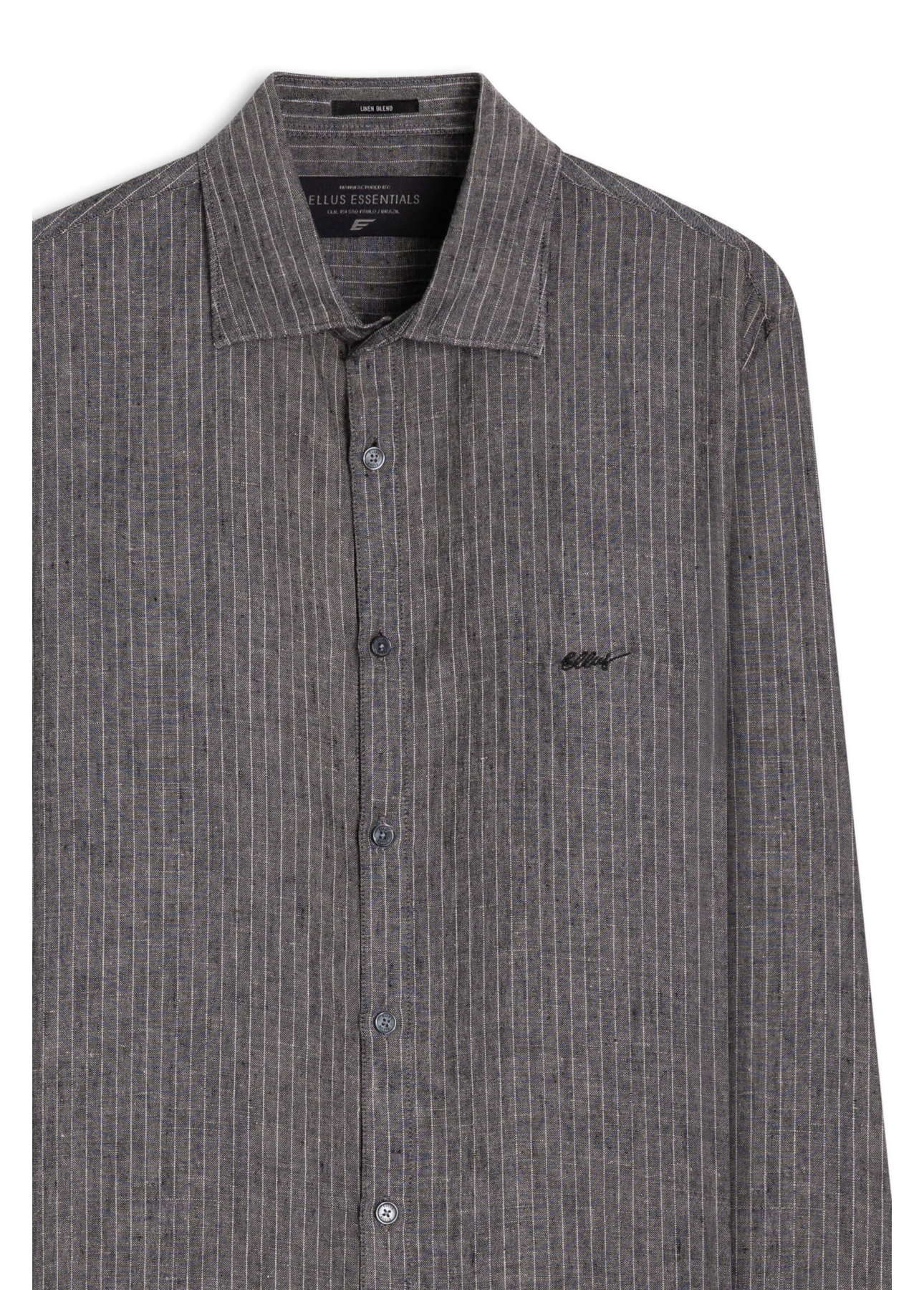 Camisa Linho Suli Stripes Grafite