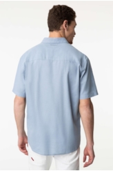 Camisa Linho Surf Anatomic Azul Claro
