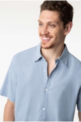 Camisa Linho Surf Anatomic Azul Claro