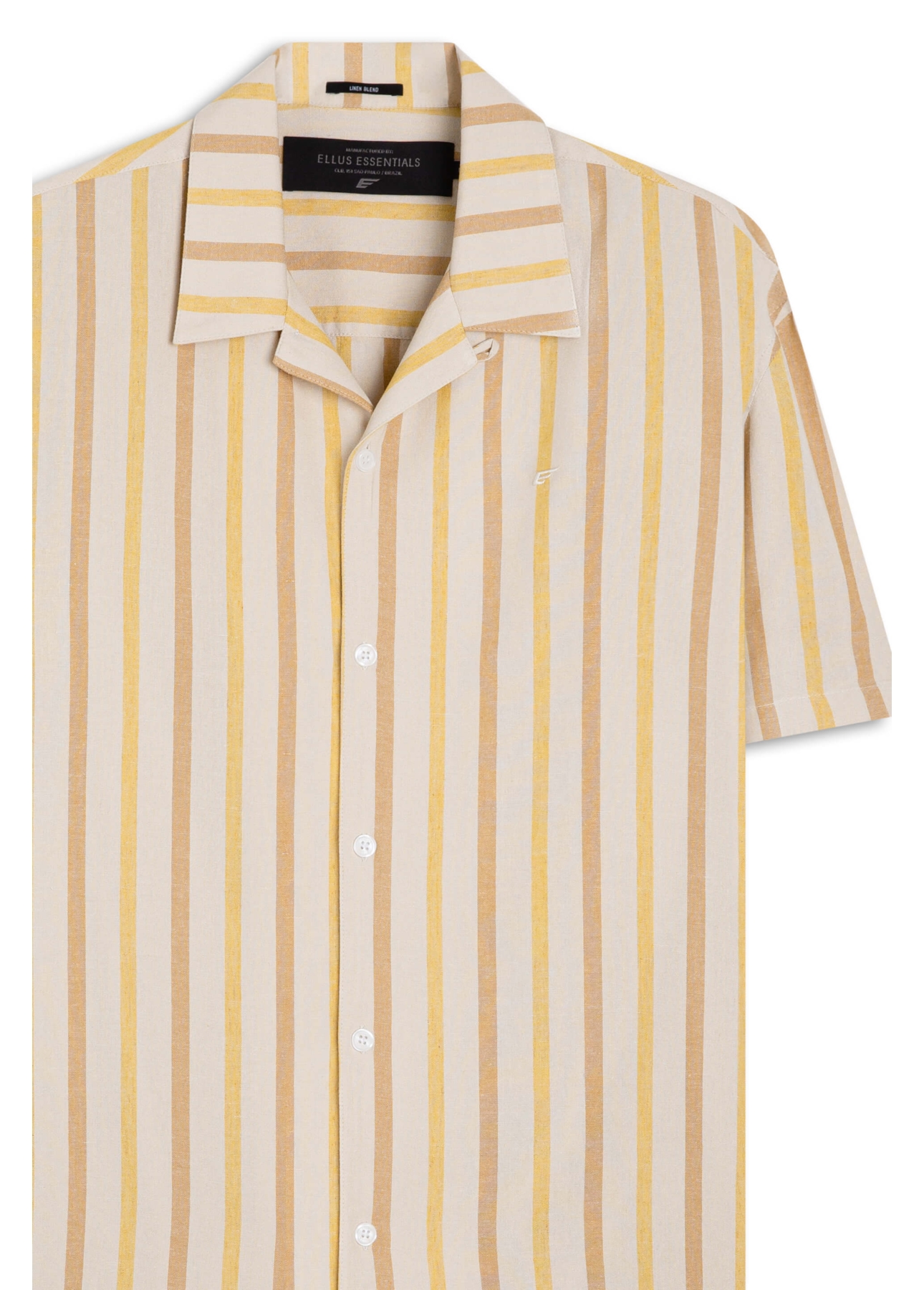 Camisa Linho  Visco Stinson American Caqui