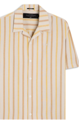 Camisa Linho  Visco Stinson American Caqui