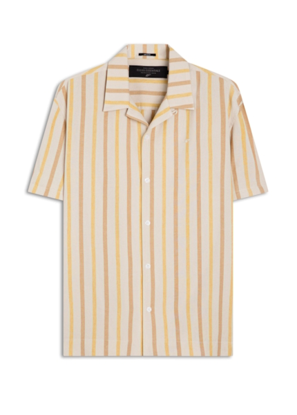 Camisa Linho  Visco Stinson American Caqui
