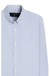 Camisa Listra Monza Slim Button Down Azul Claro