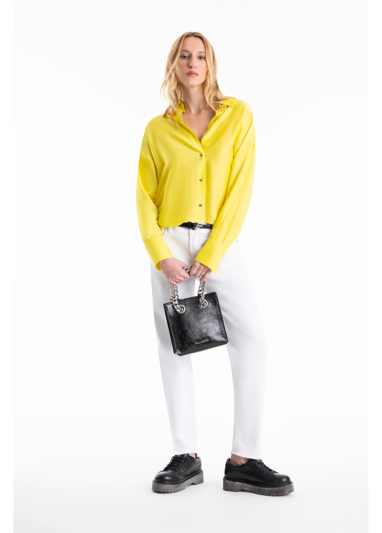 Camisa Maite Alca Buttons Lemon