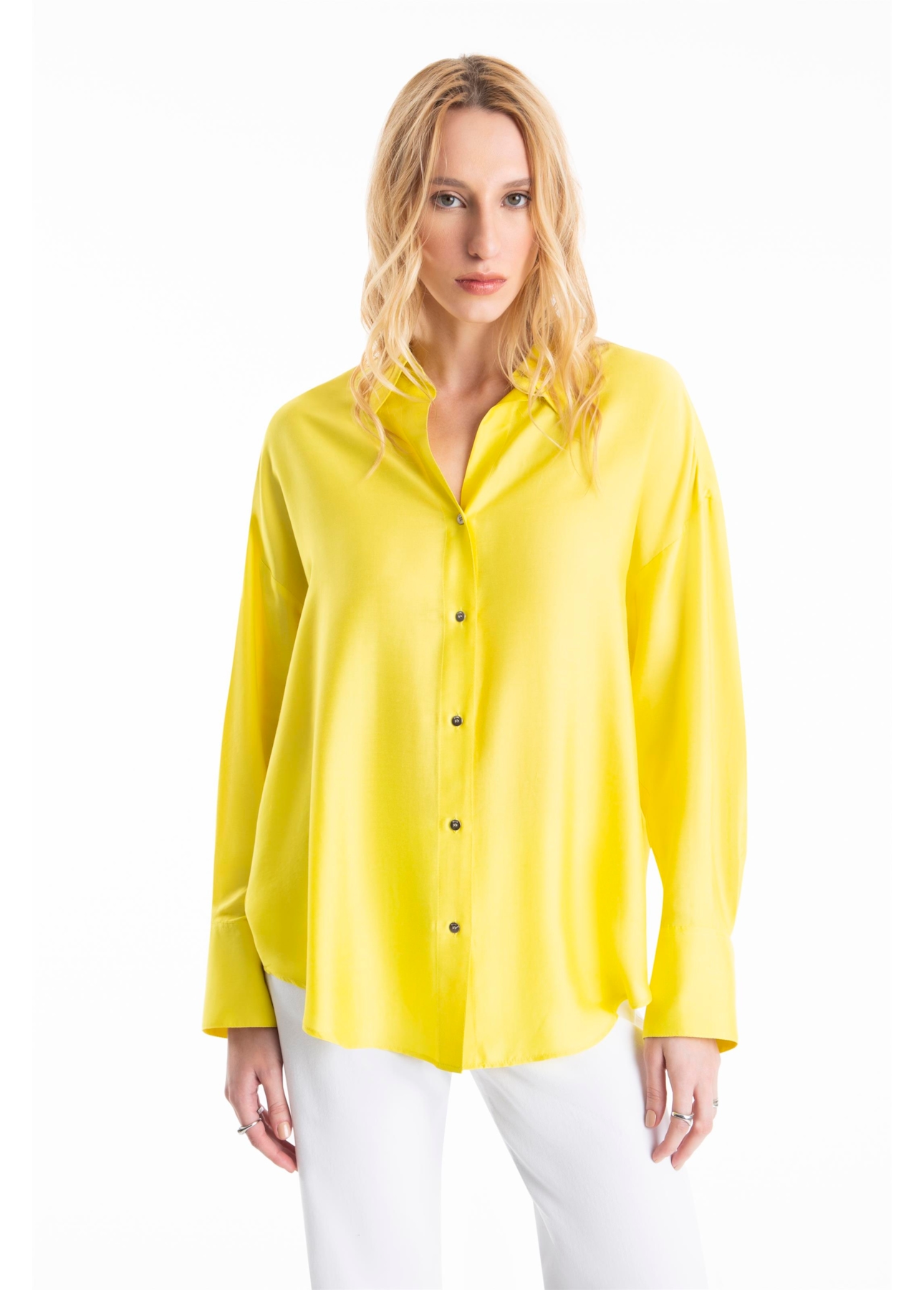 Camisa Maite Alca Buttons Lemon