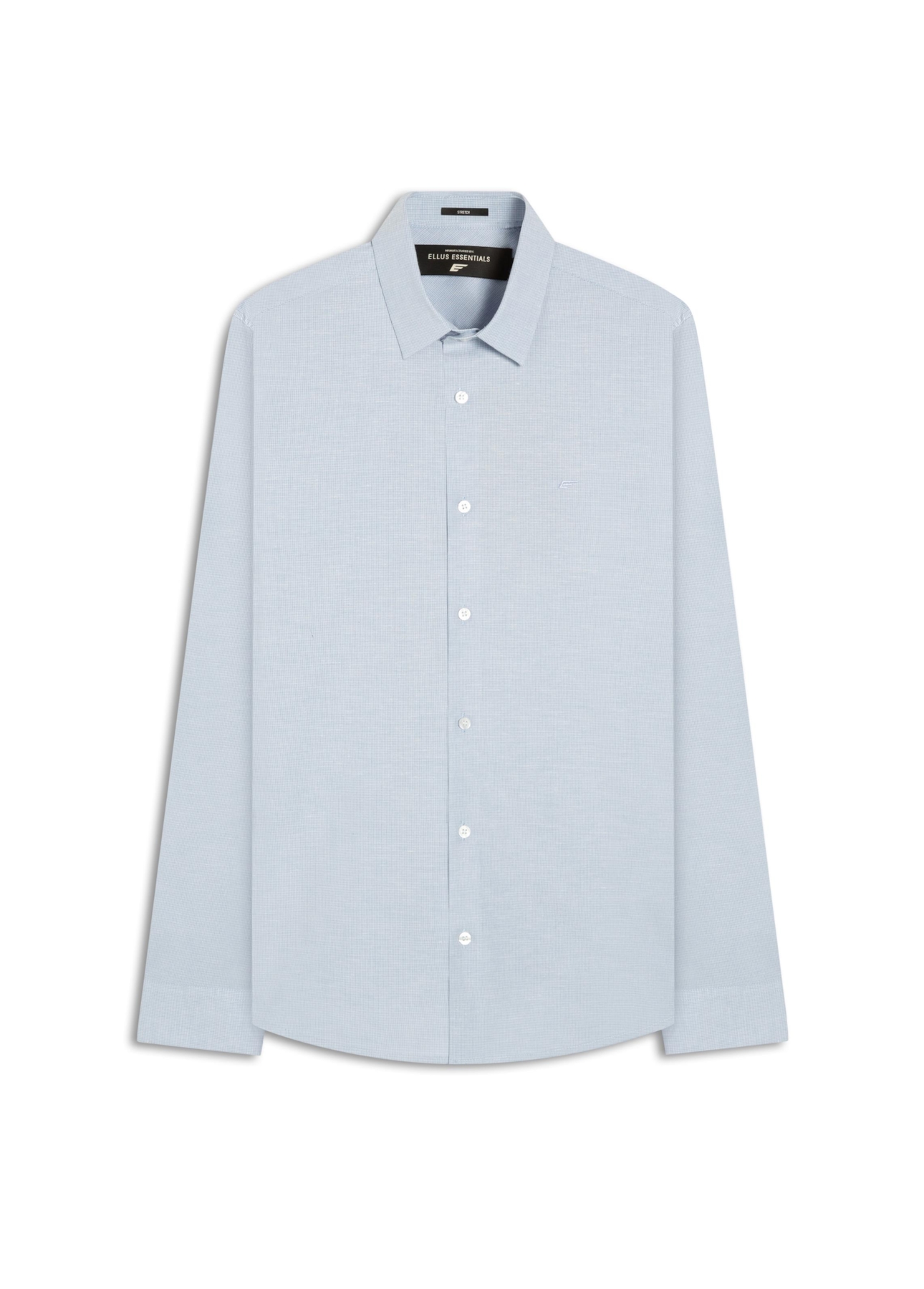 Camisa Micro Xadrez Roma Slim Xangai Azul Pervante