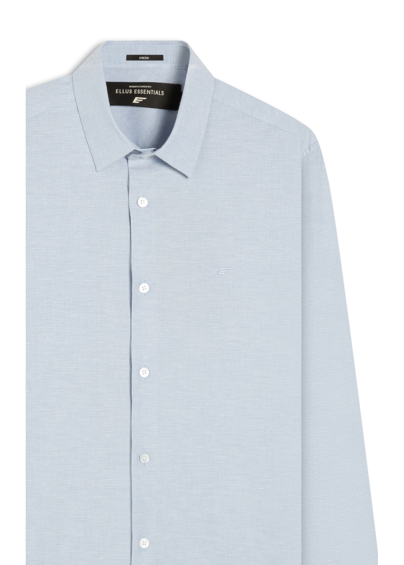 Camisa Micro Xadrez Roma Slim Xangai Azul Pervante