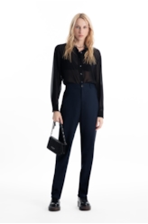 Camisa Microchiffon Classic Preto