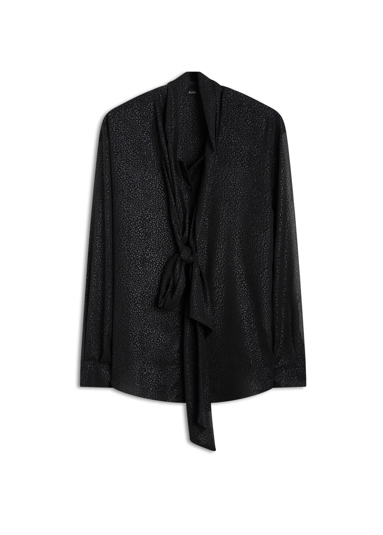 Camisa Microchiffon Lavalliere Preto