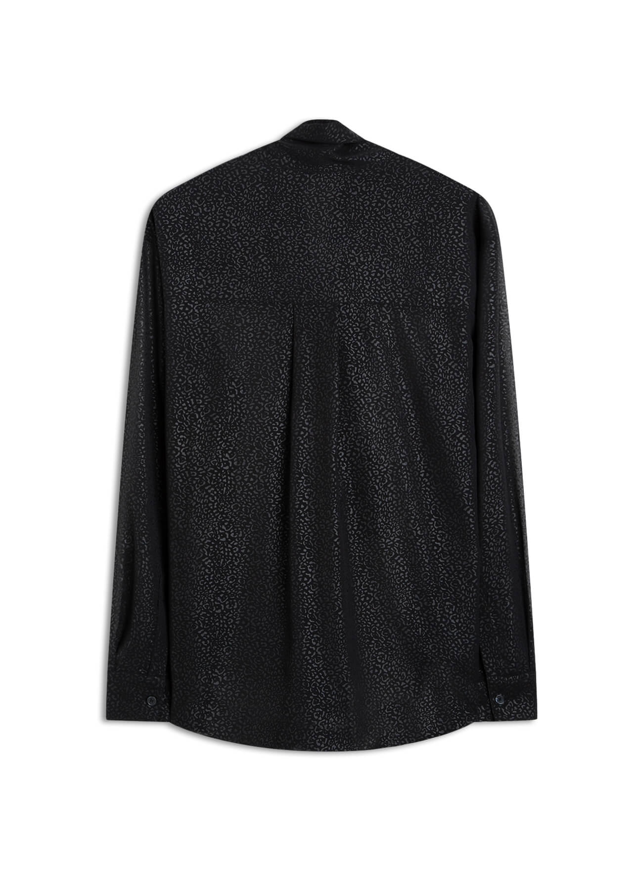 Camisa Microchiffon Lavalliere Preto