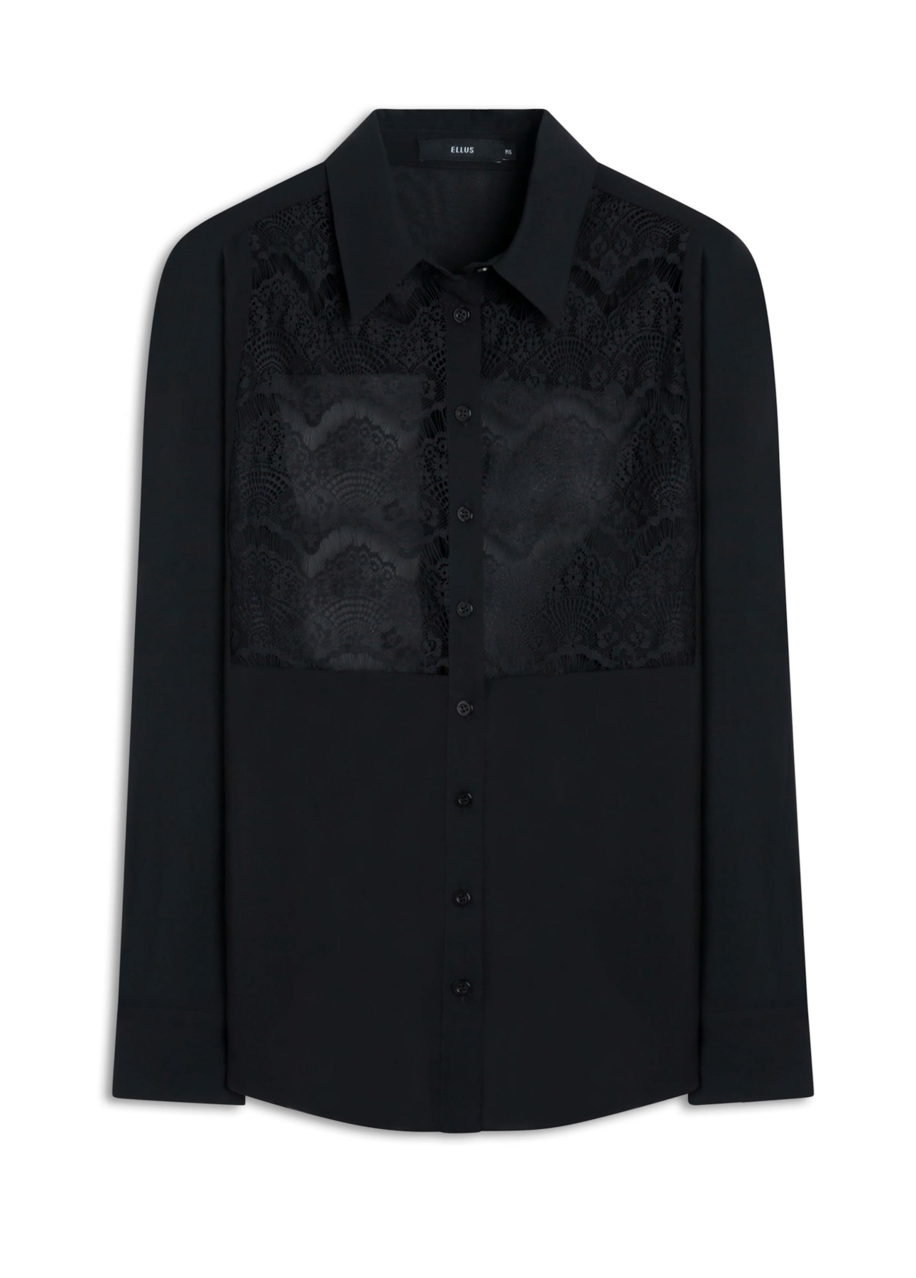 Camisa Microchiffon Lulitex Classic Preto