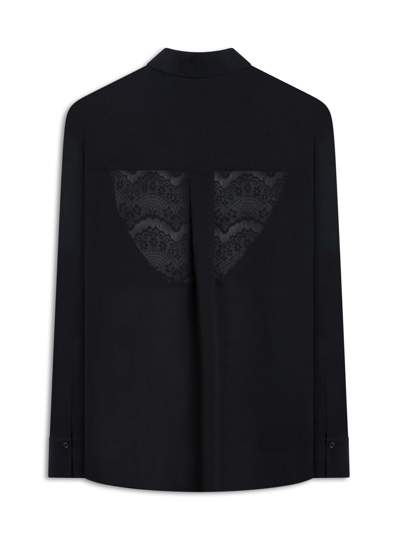 Camisa Microchiffon Lulitex Classic Preto