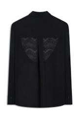 Camisa Microchiffon Lulitex Classic Preto