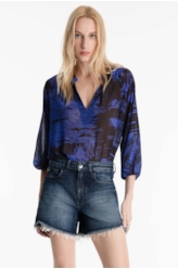 Camisa Microchiffon Printed Over Padrao 4