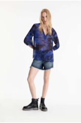 Camisa Microchiffon Printed Over Padrao 4