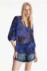 Camisa Microchiffon Printed Over Padrao 4