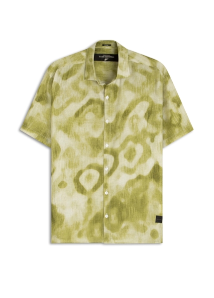 Camisa Modal Blend Ikat Mountain Verde