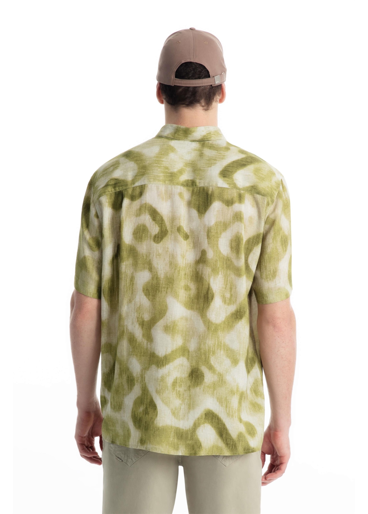 Camisa Modal Blend Ikat Mountain Verde