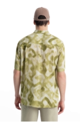 Camisa Modal Blend Ikat Mountain Verde