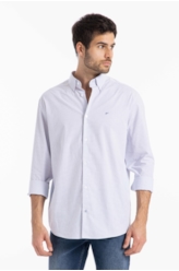 Camisa  Modal Slim Azul Claro