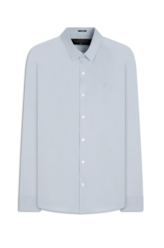 Camisa  Modal Slim Azul Claro