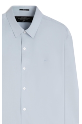Camisa  Modal Slim Azul Claro