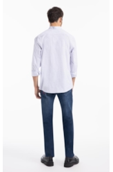 Camisa  Modal Slim Azul Claro
