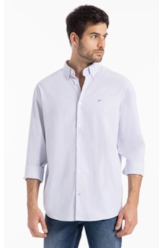Camisa  Modal Slim Azul Claro