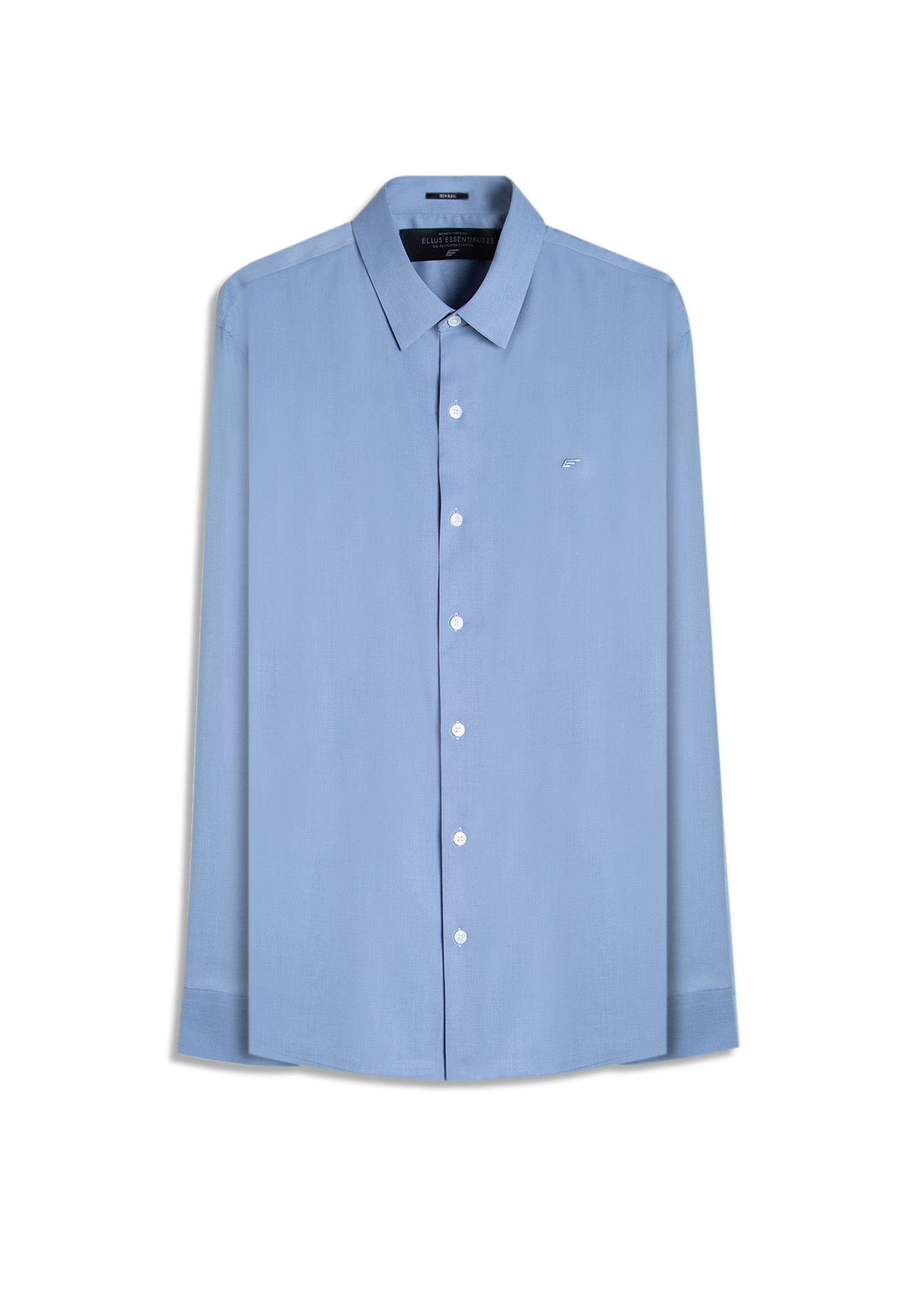 Camisa  Modal Slim Azul Pervante