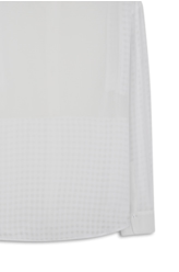 Camisa Musseline Mix Texture Oversized Off White