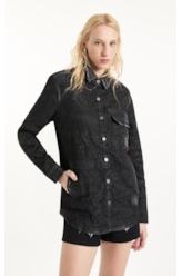 Camisa Ocean Elastic Classic 2083-Lav.Black Com Resina