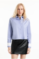 Camisa Oxford Box Azul Bic
