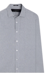 Camisa Oxford Slim New Italian Dark Navy