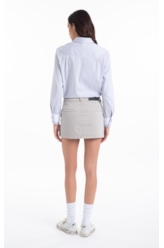 Camisa Oxfordine Classic Xangai Fusioned Cinza Claro