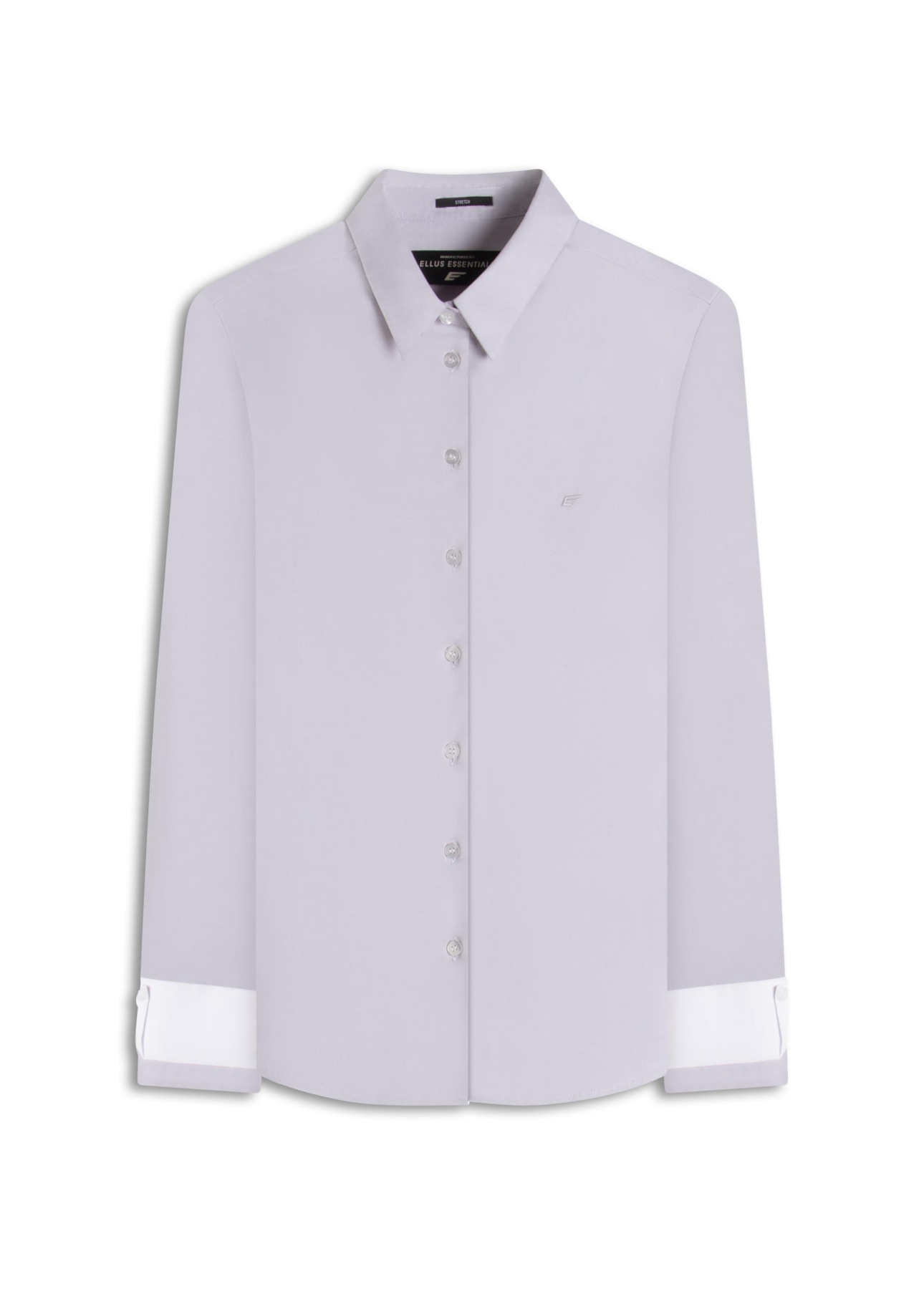 Camisa Oxfordine Classic Xangai Fusioned Cinza Claro
